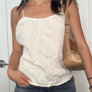 Chic White Camisole Top